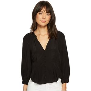 Joie silk black top Sz XS